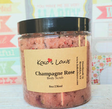 Load image into Gallery viewer, Champagne Rose Salt Scrub