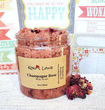 Load image into Gallery viewer, Champagne Rose Salt Scrub