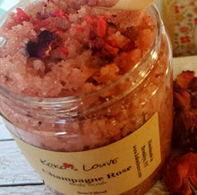 Load image into Gallery viewer, Champagne Rose Salt Scrub
