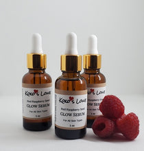 Load image into Gallery viewer, Erase time with our natural glow raspberry serum.  It is nourishing and works for all skin types.  Black women skin care